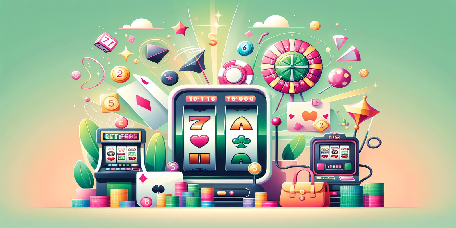 Illustration of winning strategies for slot games in Pakistan - a PASINO.ch guide.